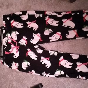 Women's Old Navy Large 100% polyester pajama pants with polar bears